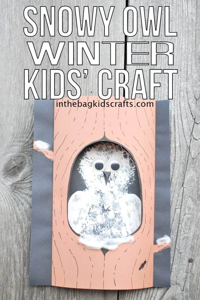 Snowy Owl Craft for Kids