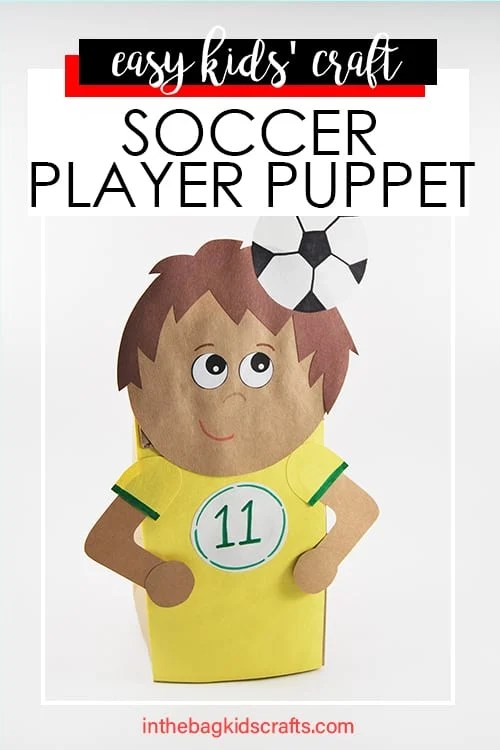 Soccer Player Craft Puppet 