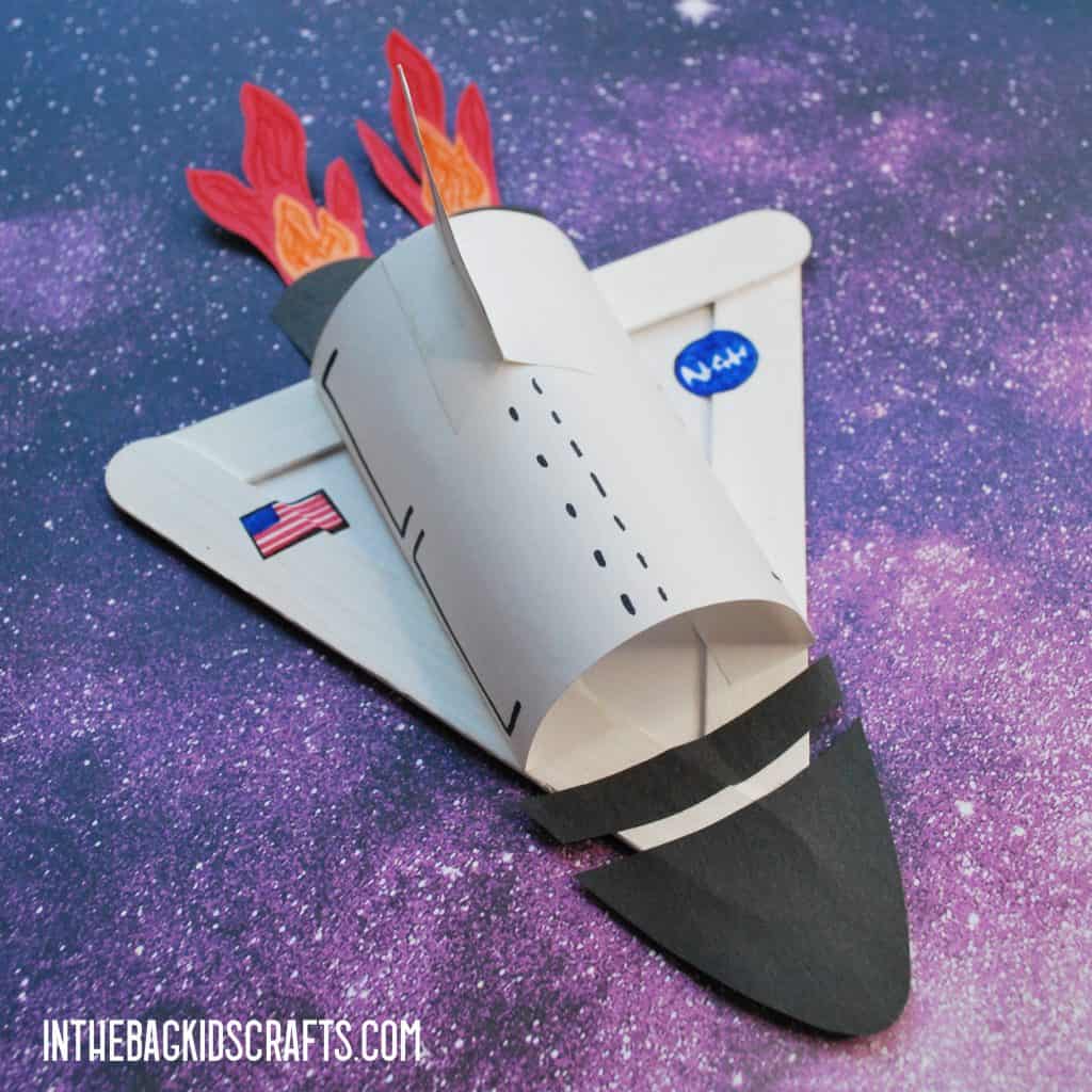 DIY SPACE CRAFTS FOR KIDS SHUTTLE 