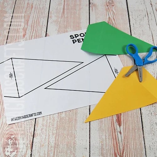 DIY Sports Penant Template 