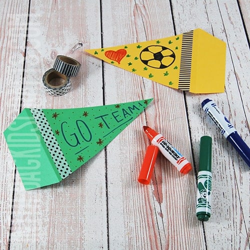 Making sports penants 