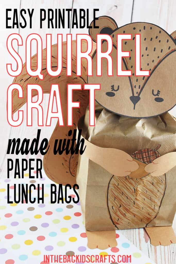 SQUIRREL CRAFT FOR KIDS 