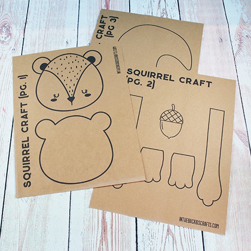 SQUIRREL CRAFT STEP 1
