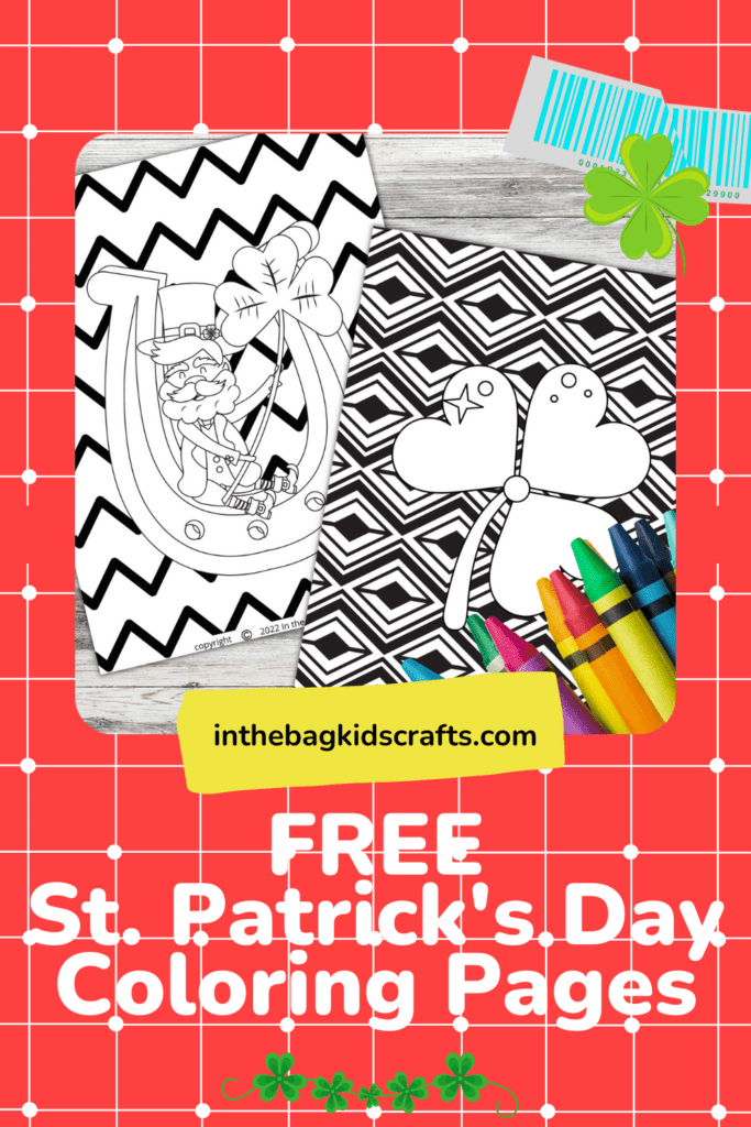 ST. PATRICK'S DAY ACTIVITY FOR KIDS COLORING PAGES 