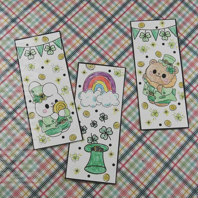 Free Printable St. Patrick's Day bookmarks