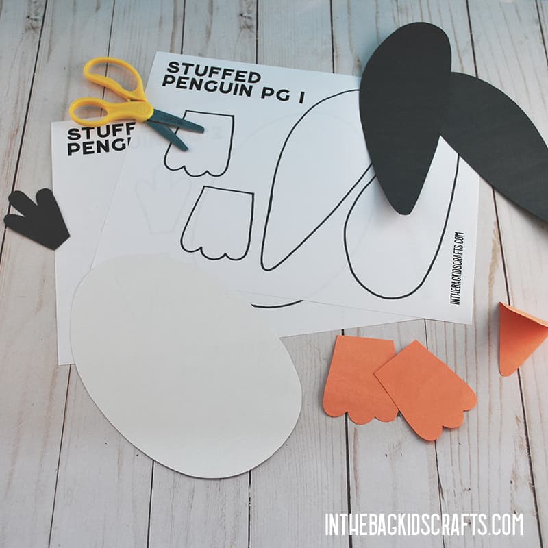 EASY PENGUIN CRAFT STEP 2