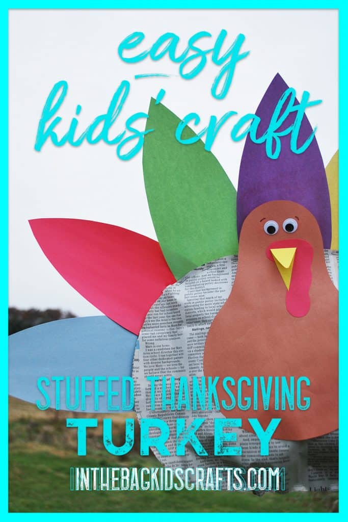 stuffed thanksgiving turkey kids craft