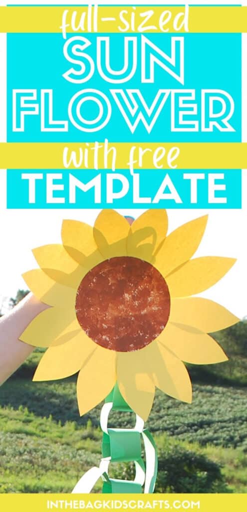 PAPER SUNFLOWER CRAFT 