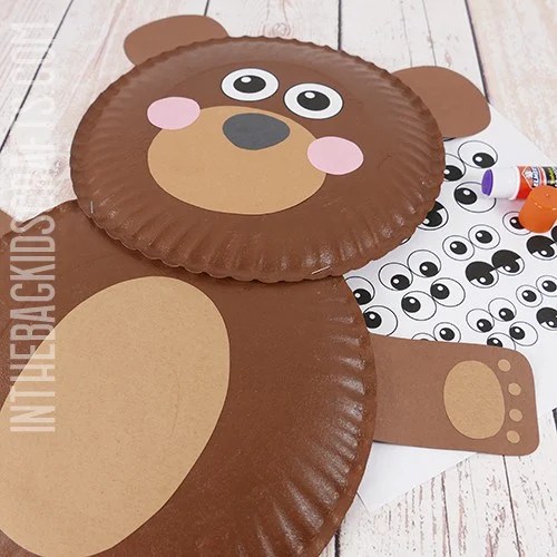 TEDDY BEAR CRAFT FOR KIDS STEP 6