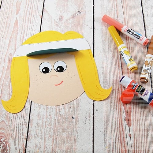 Tennis craft step 2 
