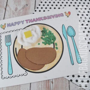 Thanksgiving Placemat Printable