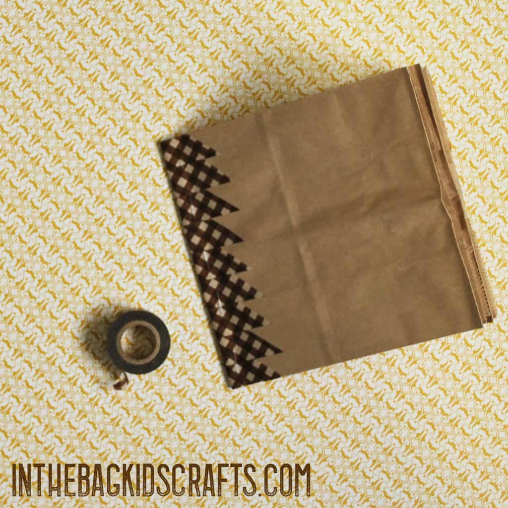 thanksgiving scrapbook step 1