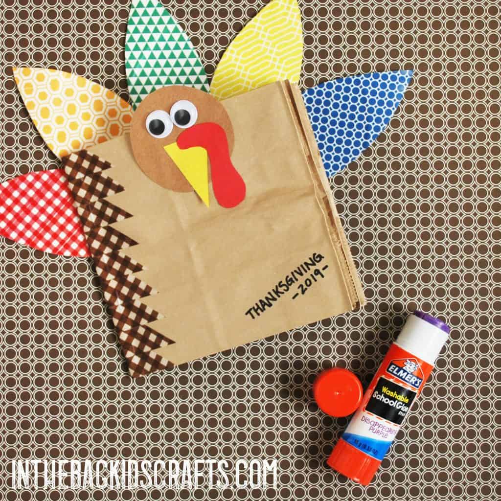 thanksgiving scrapbook step 3