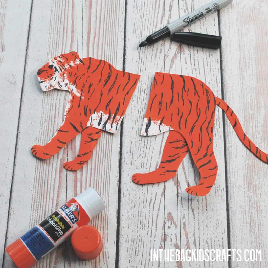 TIGER CLOTHESPIN CRAFT IDEAS STEP 3B