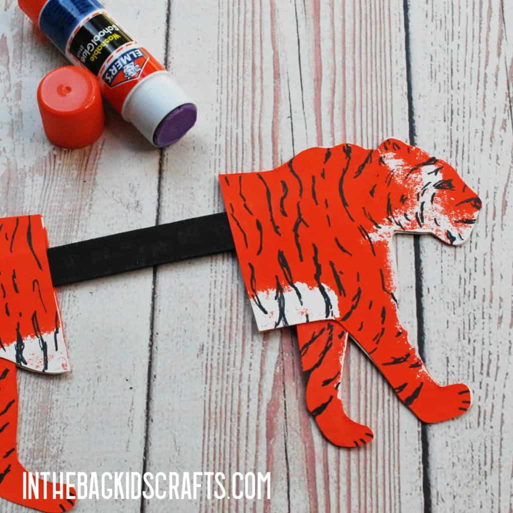 Tiger CLOTHESPIN CRAFT IDEAS STEP 4