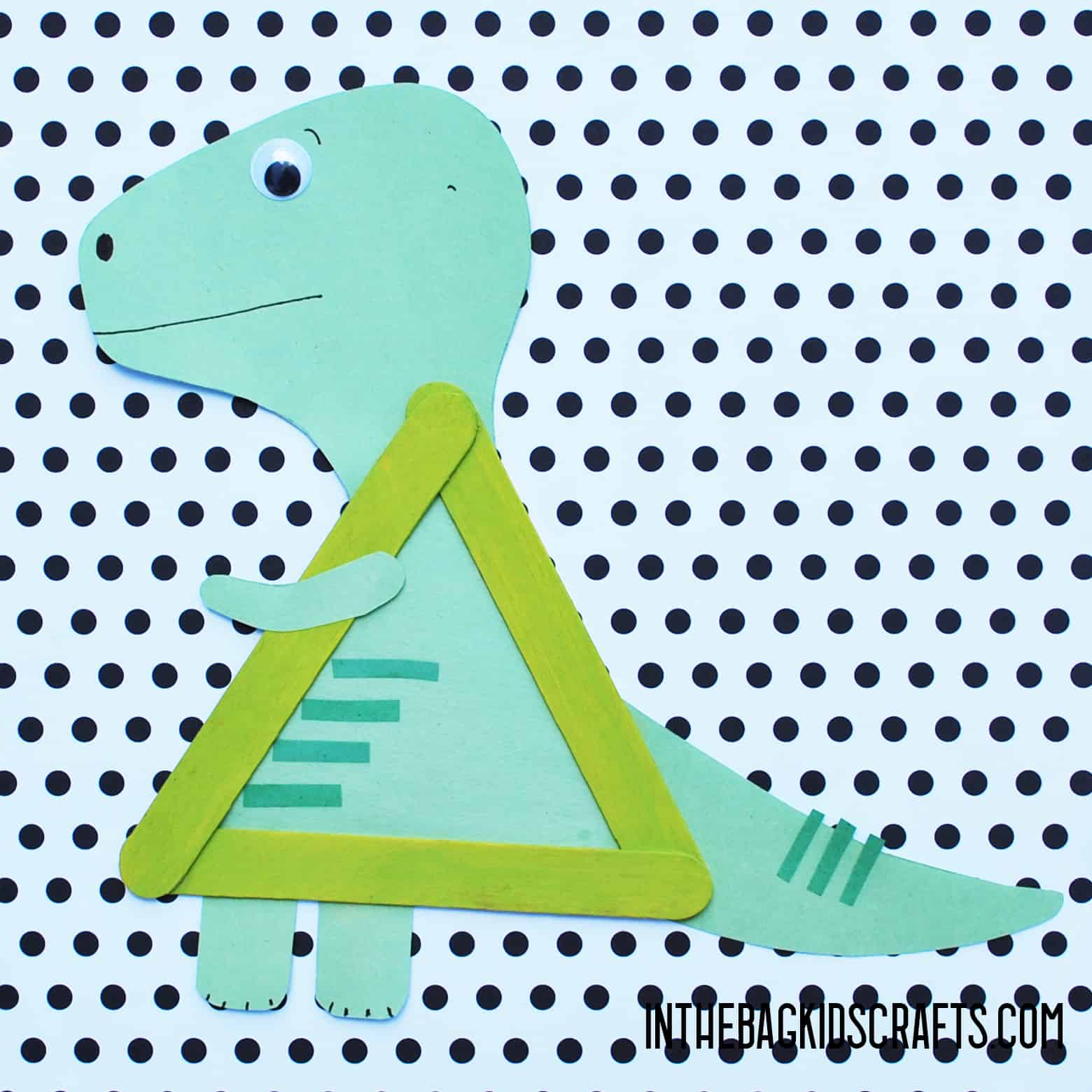 EASY DINOSAUR CRAFT FOR KIDS T-REX 