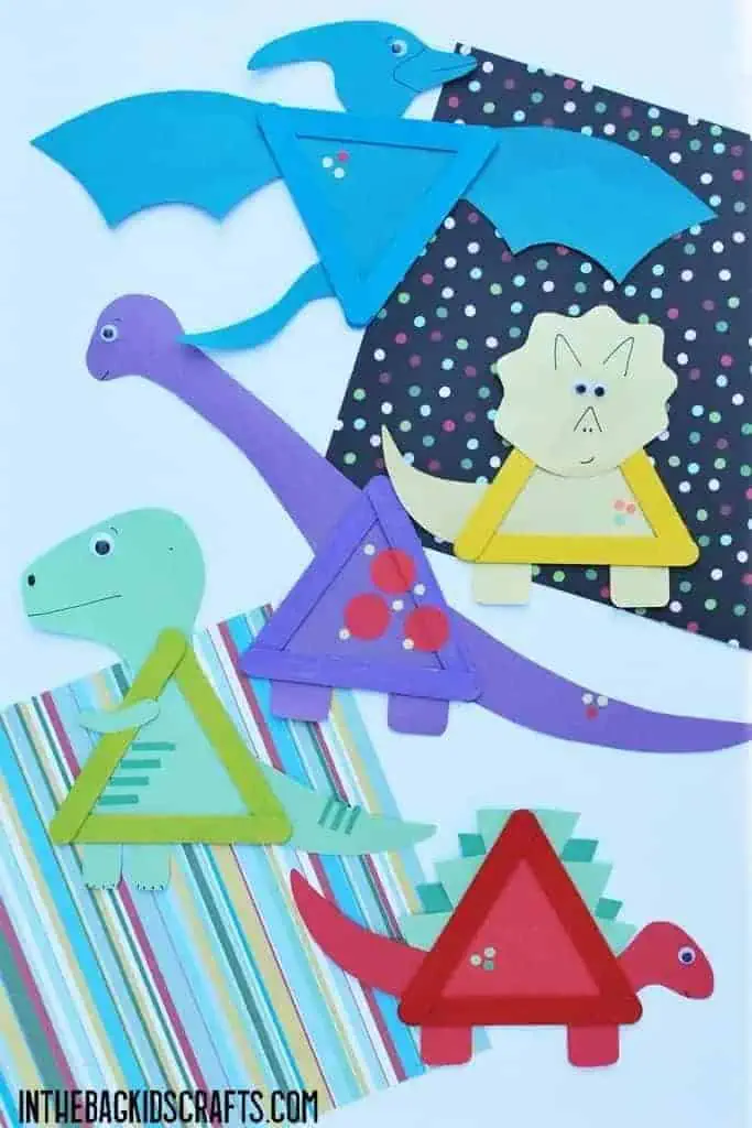 EASY DINOSAUR KIDS CRAFTS 