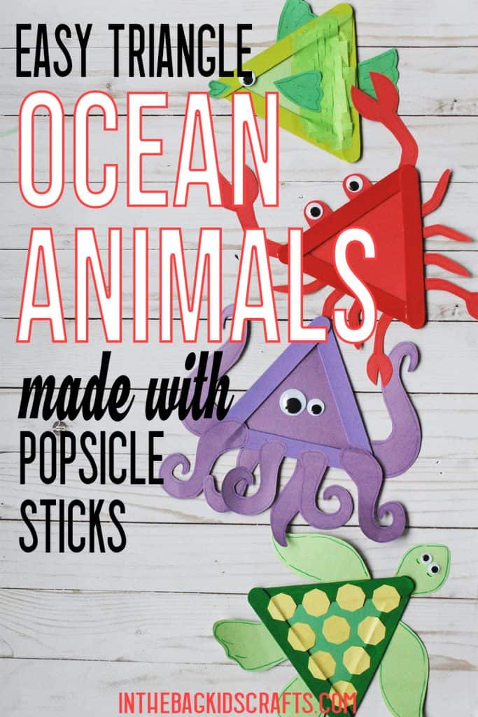 OCEAN ANIMALS CRAFTS FOR KIDS