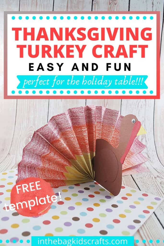 PAPER THANKSGIVING TURKEY CRAFT 