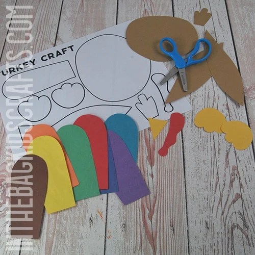 TURKEY CRAFT TEMPLATE 