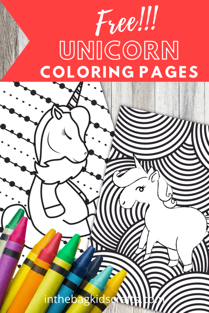 FREE UNICORN COLORING PAGES FOR KIDS 