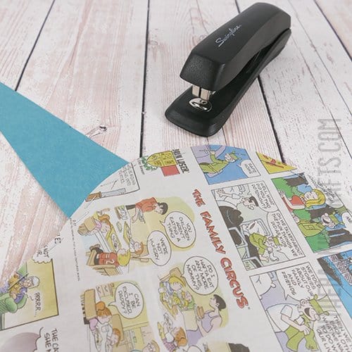 NEWSPAPER UNICORN CRAFT STEP 3