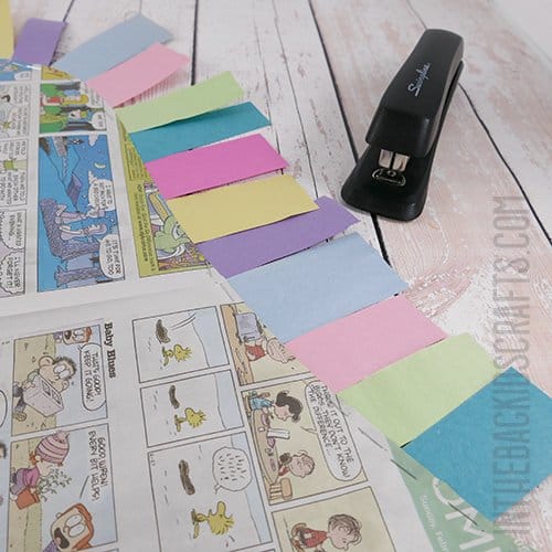 UNICORN NEWSPAPER CRAFT STEP 5