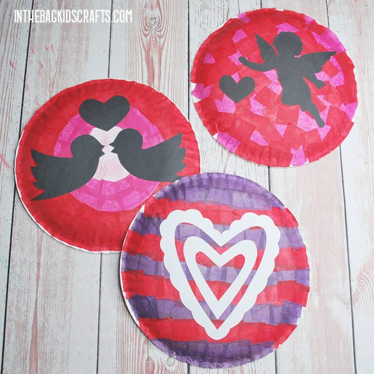 VALENTINE PRESCHOOL CRAFTS SILHOUETTES