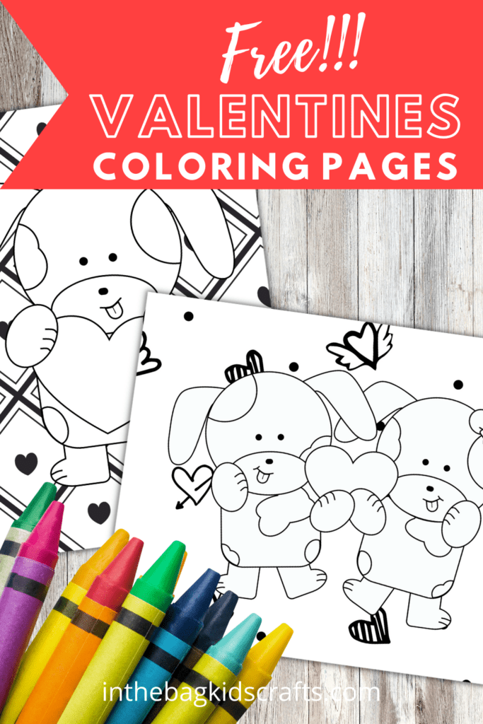 VALENTINES COLORING PAGES FOR KIDS PDF 