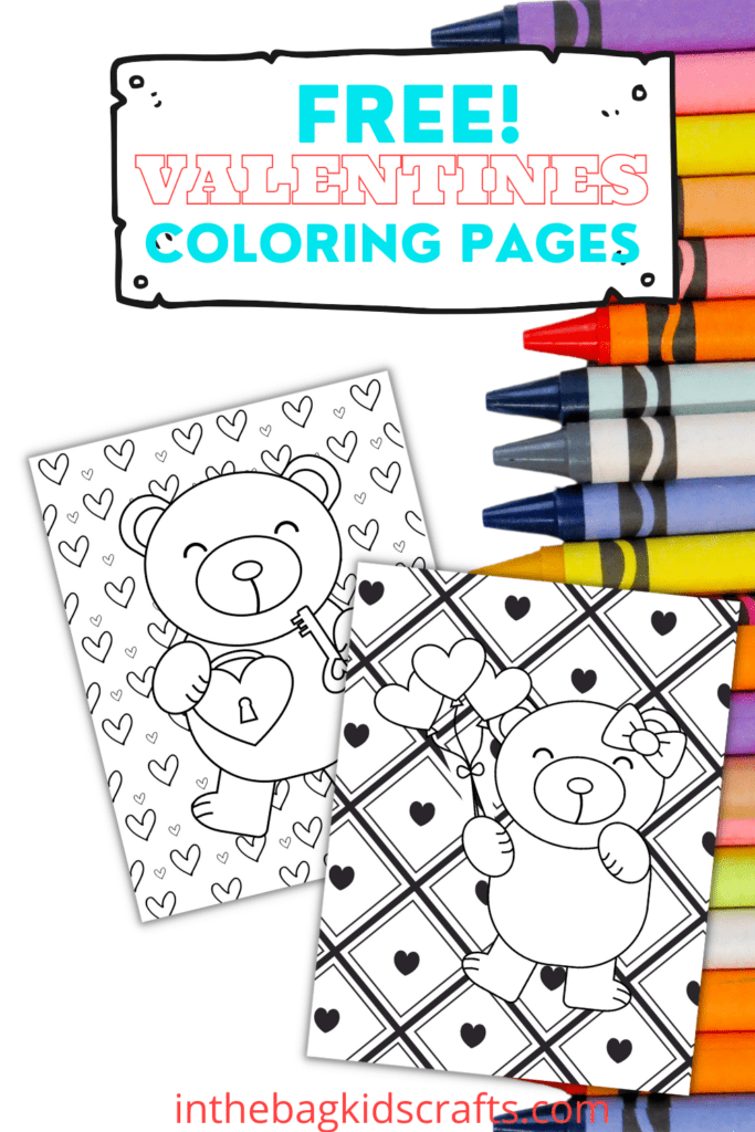 VALENTINES COLORING PAGES FOR KIDS 