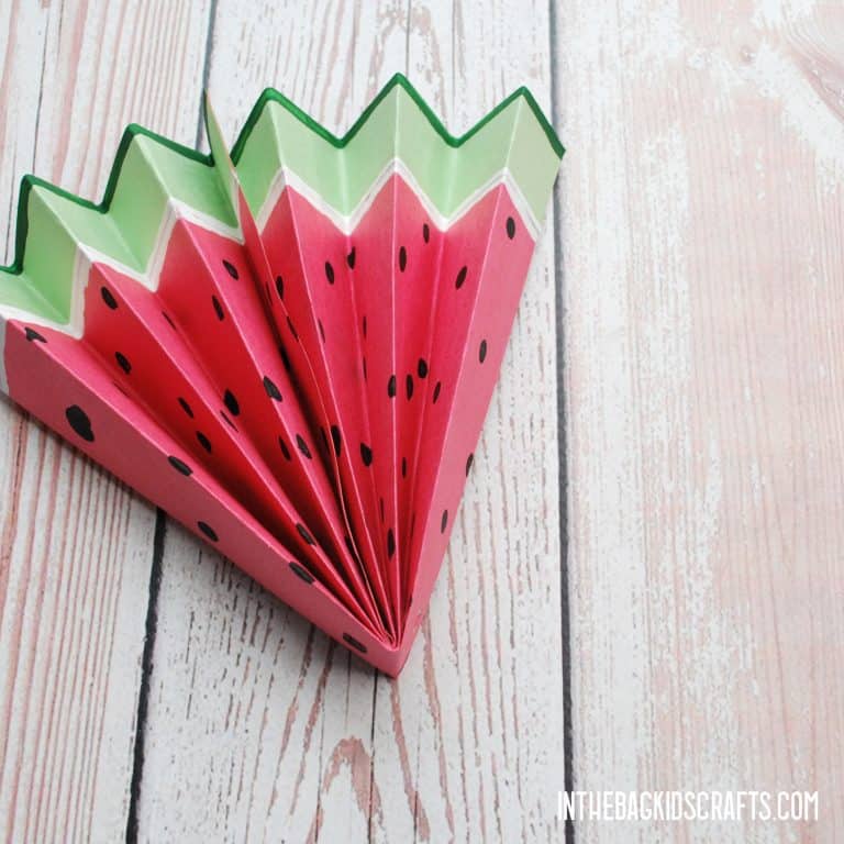 EASY WATERMELON PAPER CRAFTS