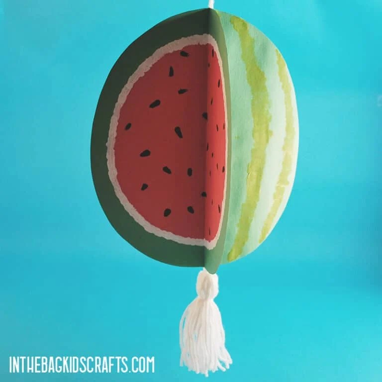 PAPER WATERMELON CRAFT