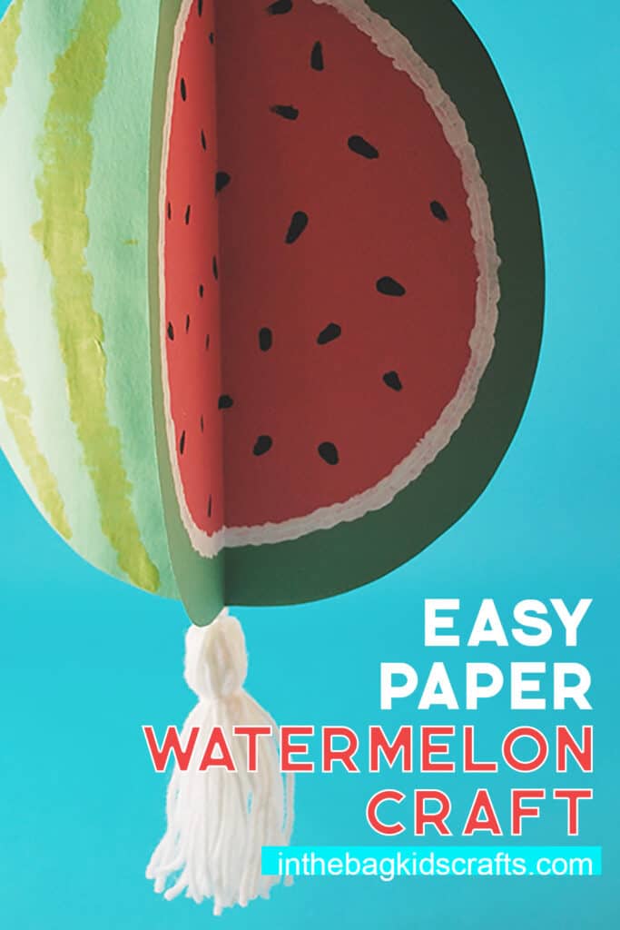 PAPER WATERMELON CRAFT 