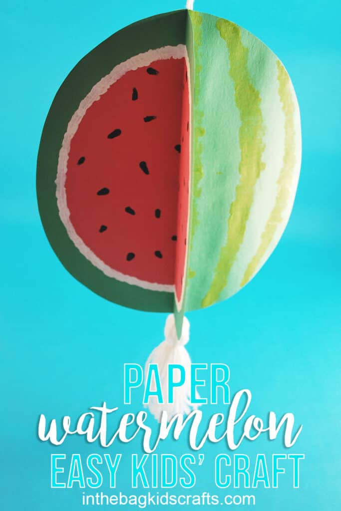 PAPER WATERMELON CRAFT 