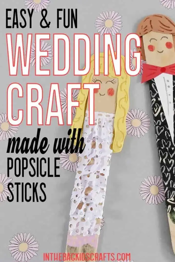 Bride and Groom Crafts for Kids 