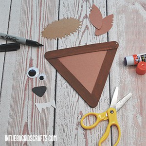 HALLOWEEN MONSTER ARTS AND CRAFTS WEREWOLF STEP 2