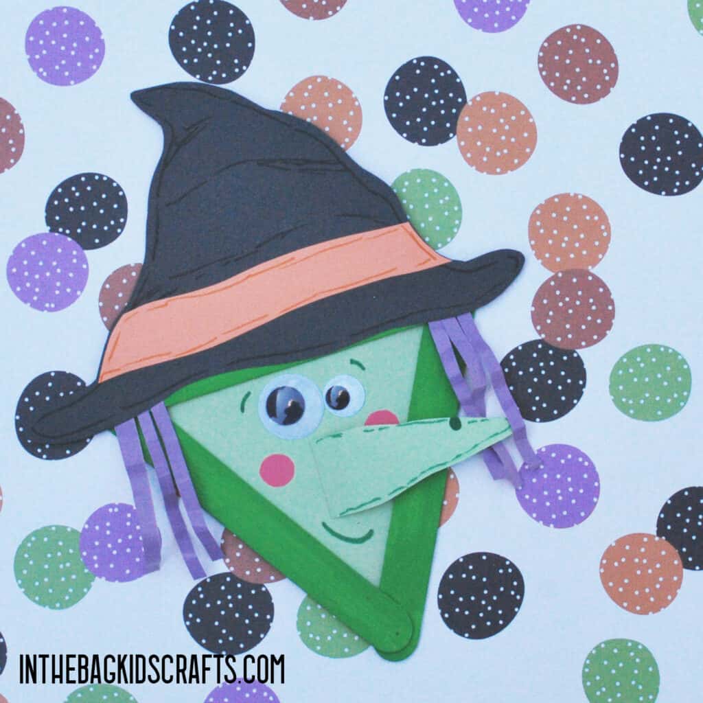 HALLOWEEN MONSTER ARTS AND CRAFTS WITCH