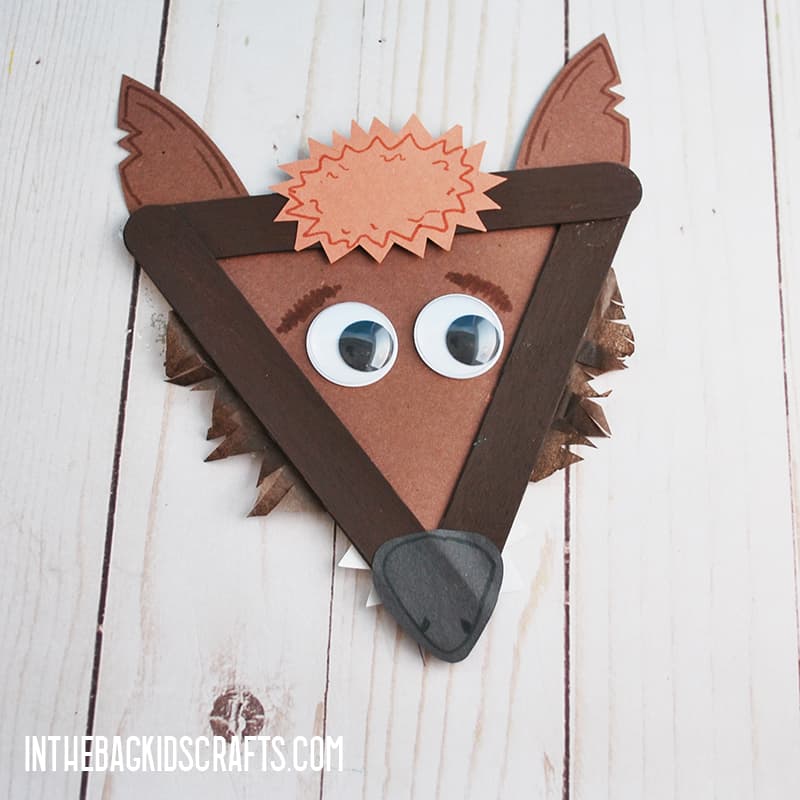 LITTLE RED RIDING HOOD CRAFTS BIG BAD WOLF 