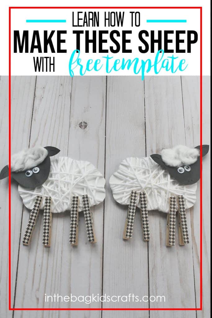 EASY SHEEP CRAFT FOR KIDS 