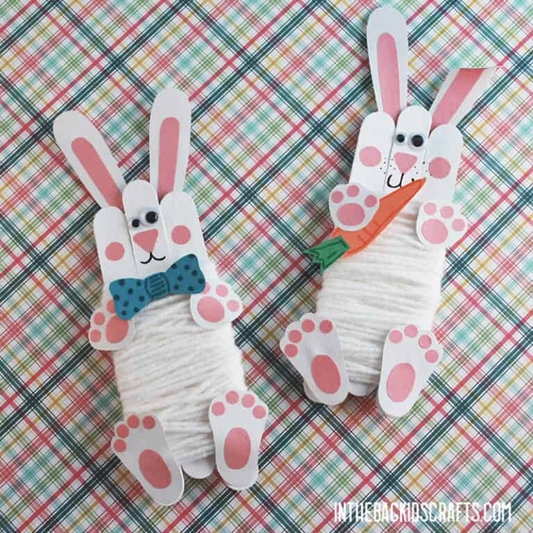 BUNNY CRAFT FOR PRESCHOOLERS