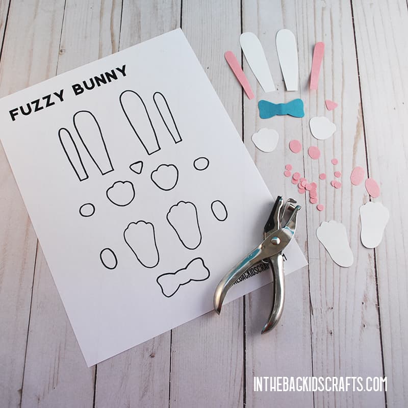 BUNNY CRAFT FOR PRESCHOOLERS STEP 3