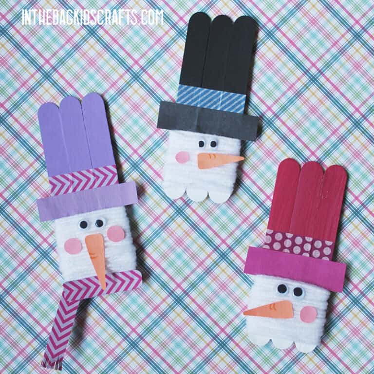 ARTS AND CRAFTS SNOWMAN