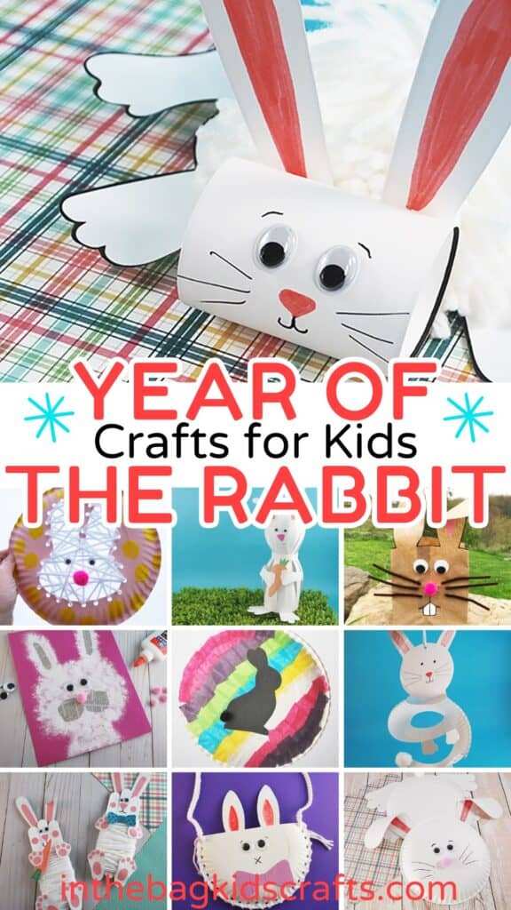 Year of the Rabbit Chinese New Years Crafts for Kids 10 Rabbit craft ideas