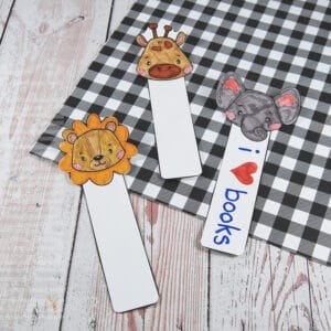 Zo Animal Bookmarks for Kids