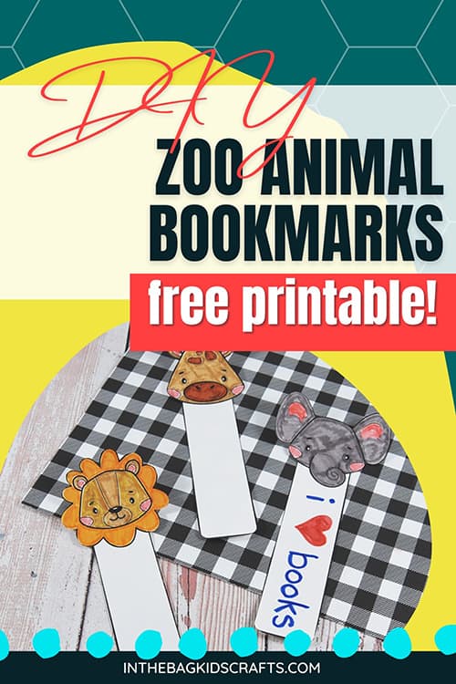 Zoo animal bookmarks 