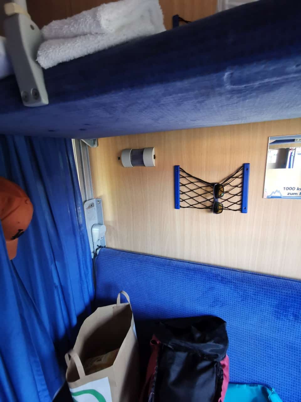 Alpen-Sylt Nachtexpress Abteil