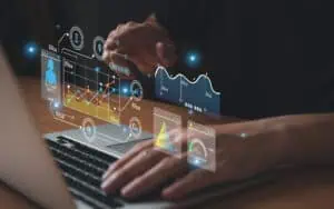 Power BI dashboards for data visualization and analytics in business growth.