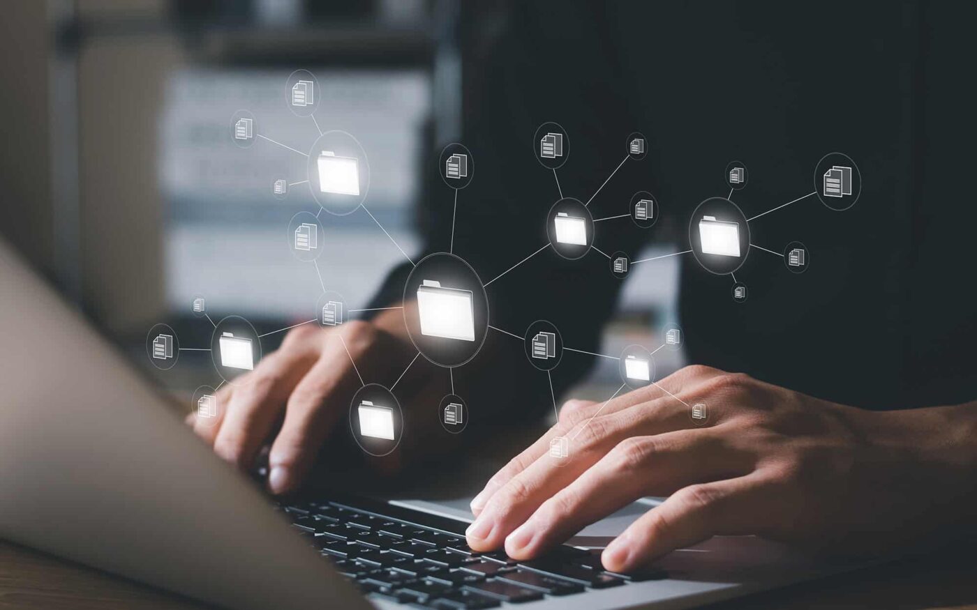 Digital workflow automation with SharePoint, Power Automate, and Logic Apps.