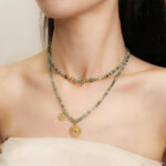 Vintage Turquoise Balance Necklace