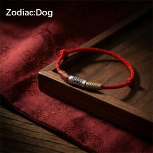 Twelve Zodiac Guardian Peace Red Bracelet - Dog Zodiac